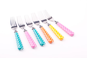 colorful forks