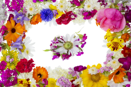 Floral picture pfoto frame