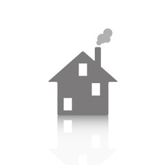 Home sign. Real estate concept design.