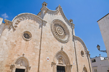 Fototapeta premium Cathedral of Ostuni. Puglia. Italy.