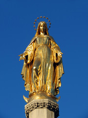 Virgin Mary statue