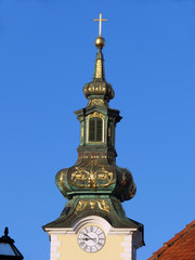 Fototapeta na wymiar Wieża św. Mary kościół, Zagrzeb