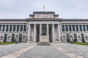 Naklejka premium Prado Museum at Madrid, Spain