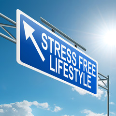 Obraz premium Stress free lifestyle.