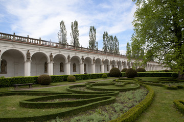 Unesco-protected gardens in Kromeriz, Czech republic