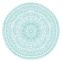 ornamental round lace pattern, circle background with many detai