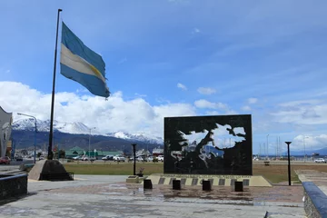 Crédence de cuisine en verre imprimé Amérique centrale Ushuaia Denkmal