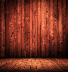 Innenaufnahme eines alten raumes.