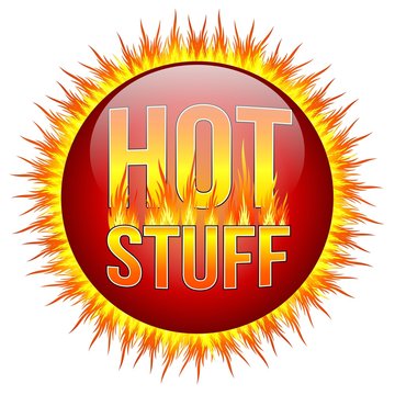 HOT STUFF - Button