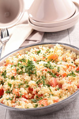 couscous salad with vegetables