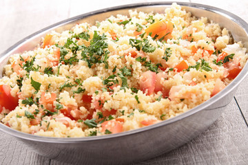 couscous salad with vegetables