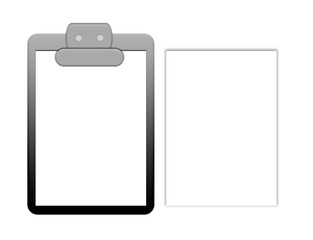 Blank clipboard icon
