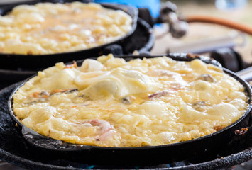 oyster fired with seafood