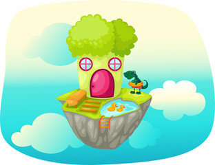 Sky hight lettuce house