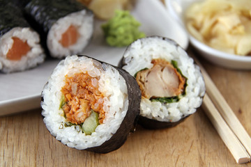 futo-maki mit hühnchen