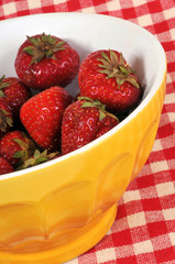 Bol de fraises