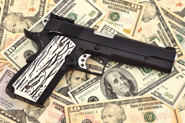 gun and dollars