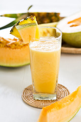 Melon and Pineapple smoothie