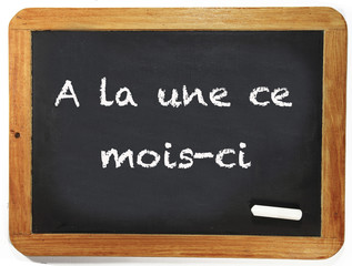 Fototapeta premium A la une ce mois-ci