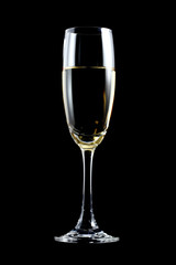 Champagne in glass