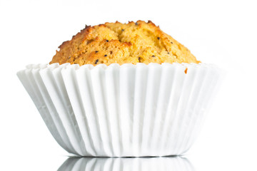 Close-up of a freshly home baked muffin