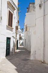 Obraz premium Alleyway. Ostuni. Puglia. Italy.