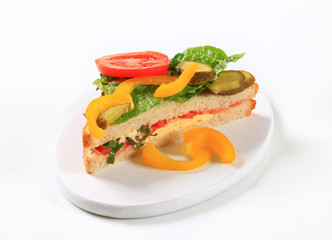 Vegetable sandwich