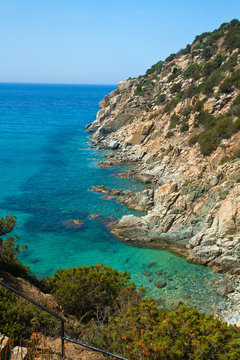 Baia a Solanas, Sardegna © Lsantilli
