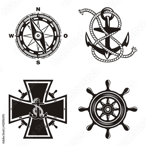 "Kompass Anker Steuerrad Seefahrt Megaset "Kompass Anker Steuerrad Seefahrt Megaset