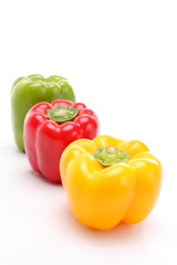 Pimientos coloreados