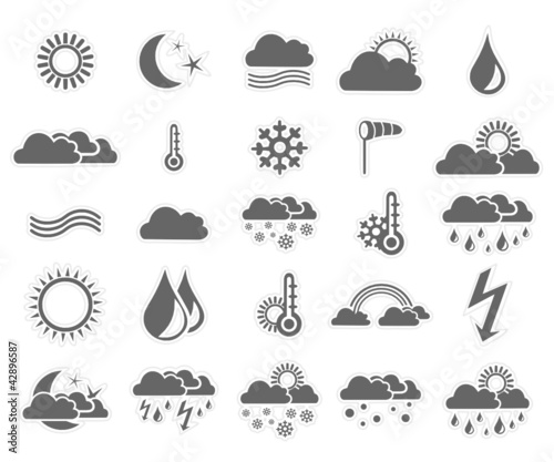 "Wettersymbole" Stockfotos und lizenzfreie Vektoren auf