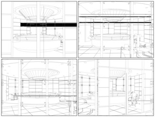 Meeting Conference Room Vector 08