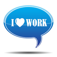 I LOVE WORK ICON