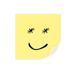 Smiley - étoiles dans les yeux