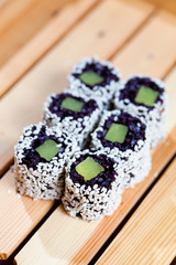 Traditional Japanese food -sushi.