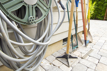Gardening and Landscaping Tools by Watering Hose