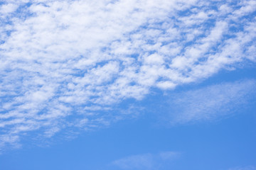 Fototapeta premium Blue sky with fantastic white clouds