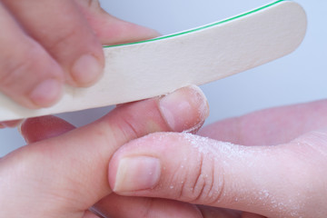 Manicure procedure