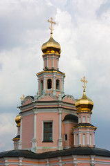 Fototapeta na wymiar The Church of Boris and Gleb in Zyuzino,Moscow,Russia