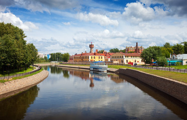 Obraz premium View of Ivanovo with river Uvod