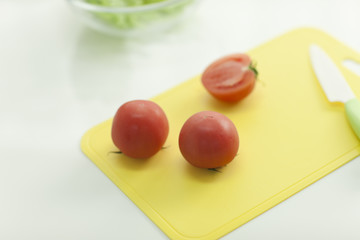 野菜と調理器具
