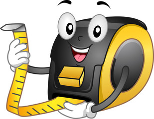 Tape Meter Mascot