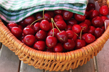 Kirschen im Korb