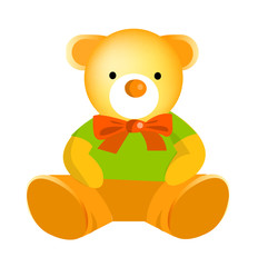 vector icon teddy bear