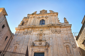 Fototapeta premium Church of St. Vito. Ostuni. Puglia. Italy.