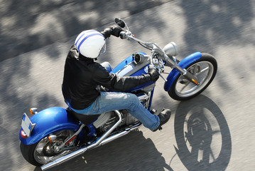 custom  motorcyclist