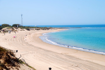 PAISAJE. PLAYA DE PUNTA CANDOR. ROTA, CÁDIZ, ANDALUCÍA. ESPAÑA  © MIKYIMAGENARTE