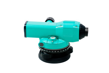 Fototapeta premium Blue geodetic leveling