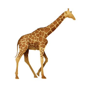 Papercut Giraffe Recycled Paper