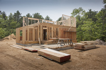 New house construction